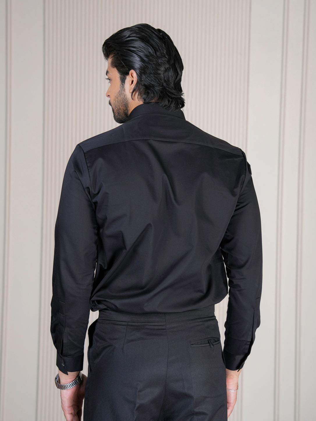 Crystal Front Panel Designer Shirt