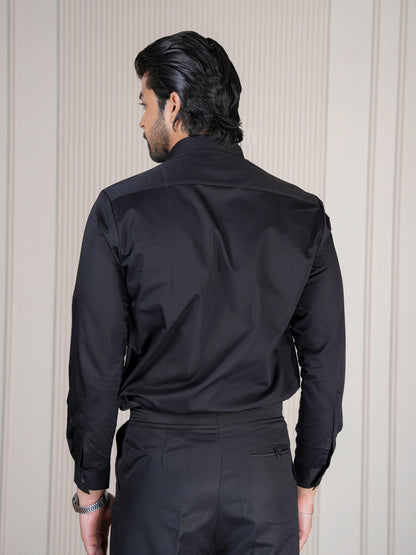 Crystal Front Panel Designer Shirt