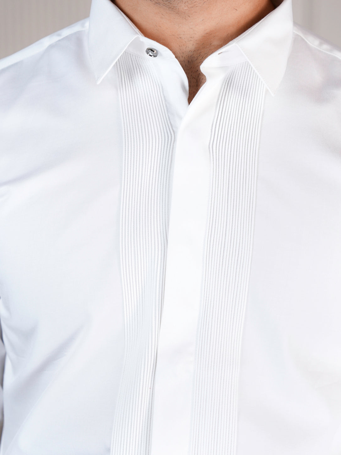 White Pinktuck Elegance Shirt