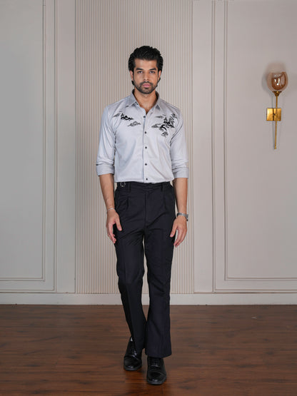 Zen Horizon Designer Grey Shirt